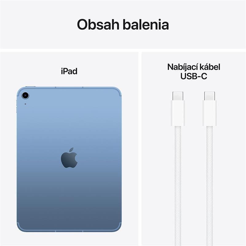iPad 11" Wi-Fi + Cellular 256GB Modrý 