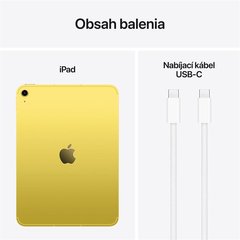 iPad 11" Wi-Fi + Cellular 512GB Žltý 
