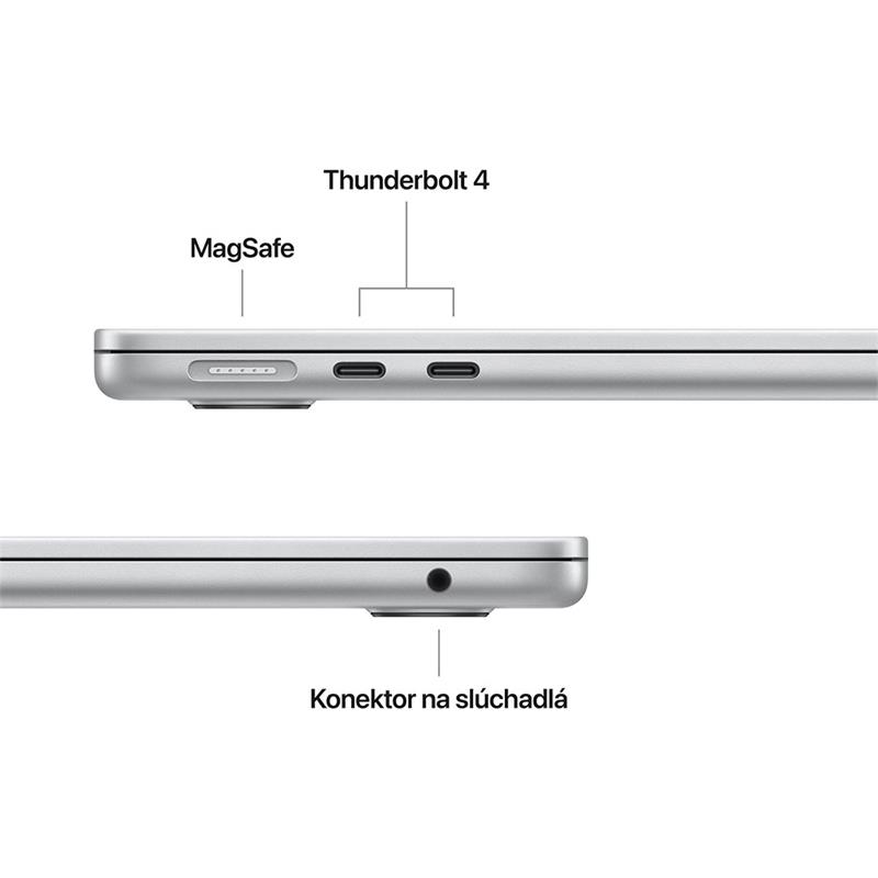 MacBook Air 13" Apple M4 10C CPU 8C GPU 16GB 256GB Strieborný SK 
