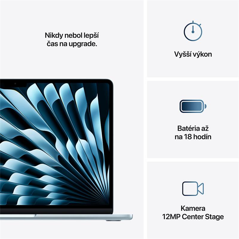 MacBook Air 13" Apple M4 10C CPU 10C GPU 16GB 512GB Nebeský modrý SK 
