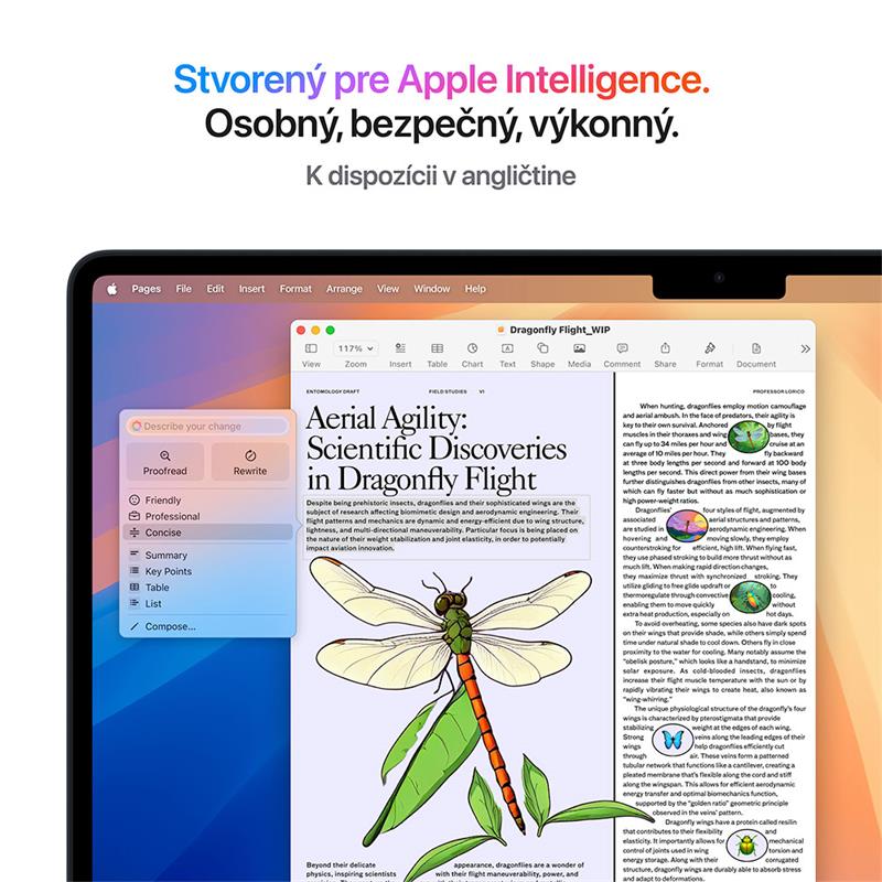 MacBook Air 15" Apple M4 10C CPU 10C GPU 16GB 256GB Polnočný SK 