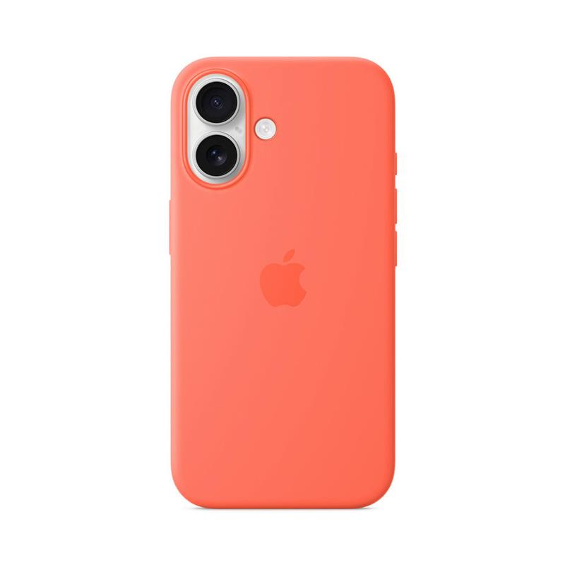 iPhone 16 Silicone Case with MagSafe - Tangerine 