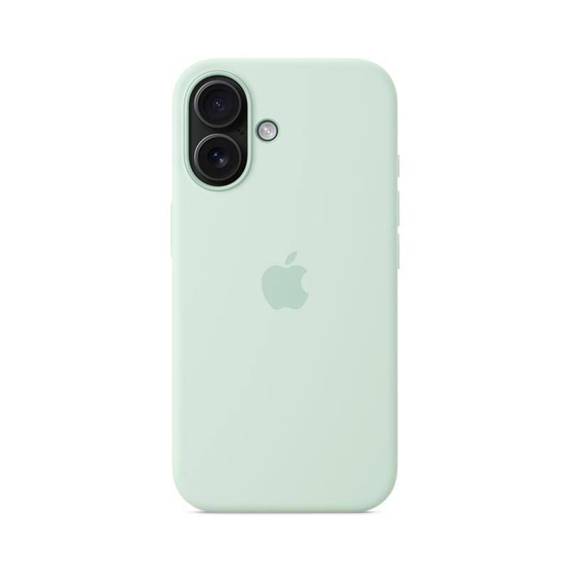 iPhone 16 Silicone Case with MagSafe - Aquamarine 