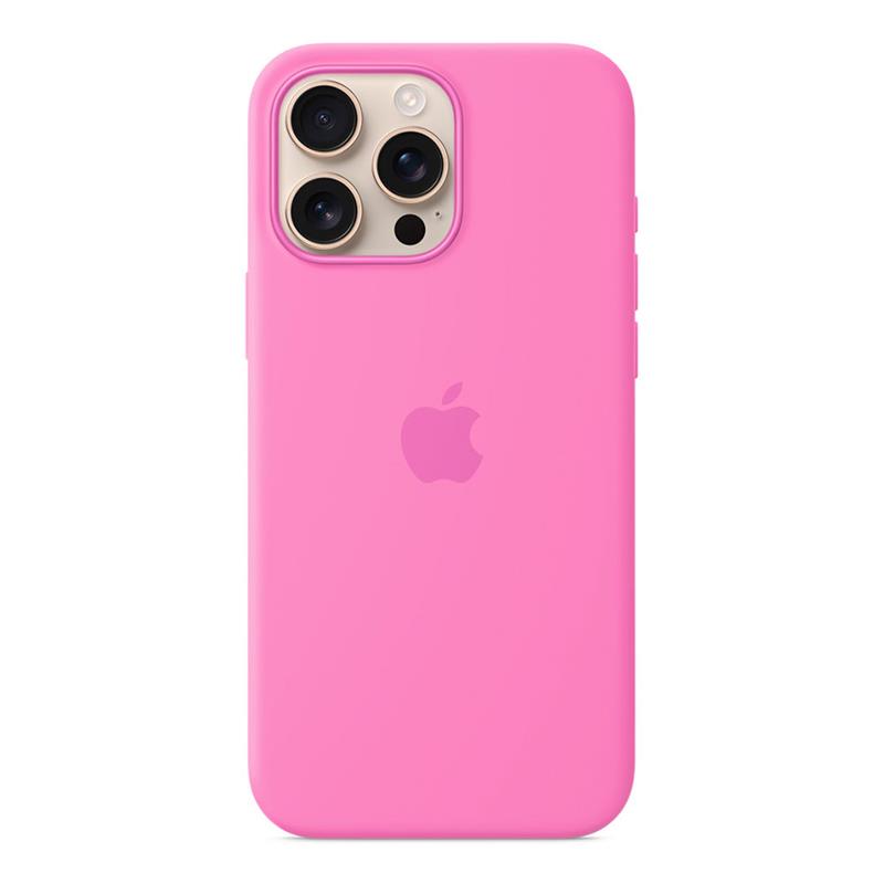 iPhone 16 Pro Max Silicone Case with MagSafe - Peony 