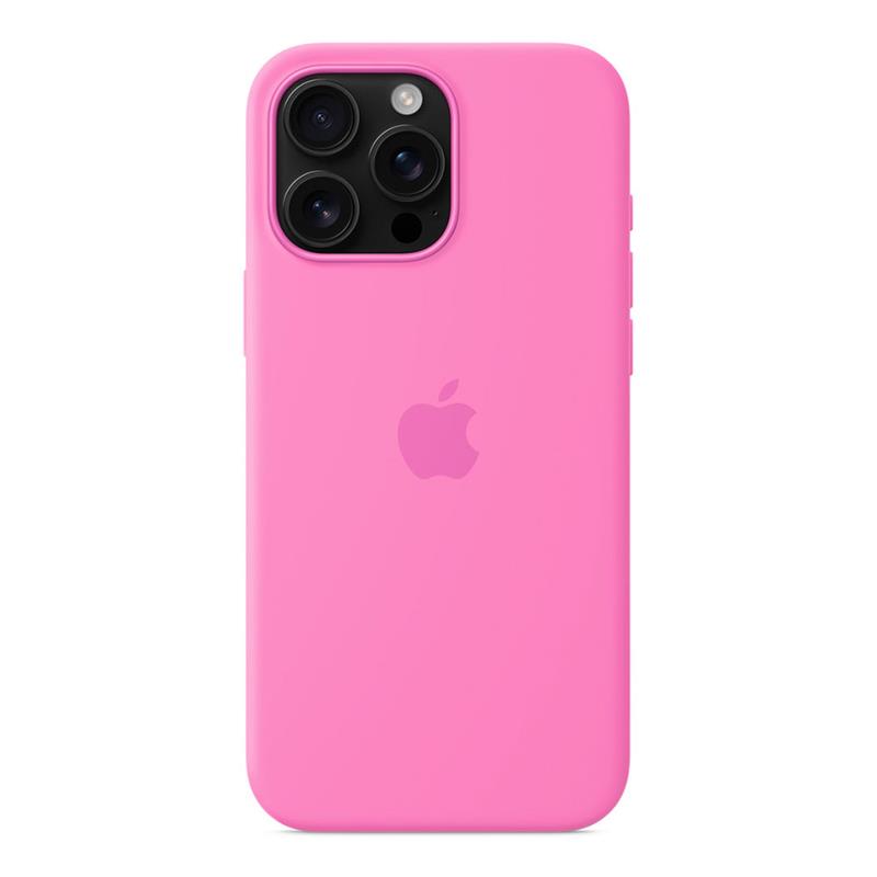 iPhone 16 Pro Max Silicone Case with MagSafe - Peony 