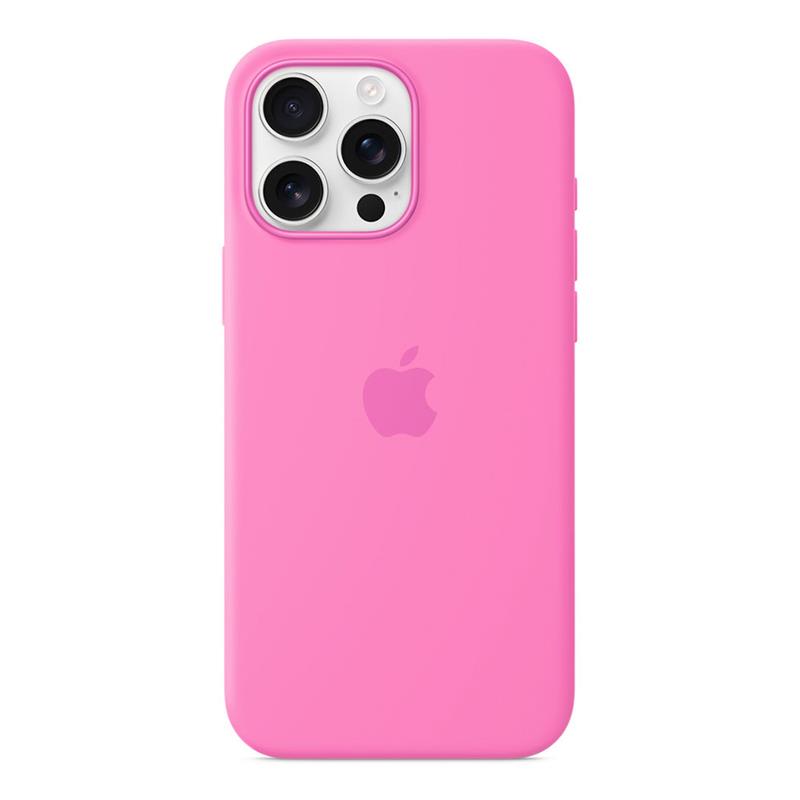 iPhone 16 Pro Max Silicone Case with MagSafe - Peony 