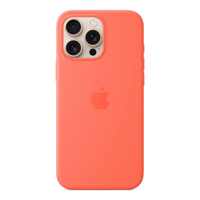 iPhone 16 Pro Max Silicone Case with MagSafe - Tangerine 