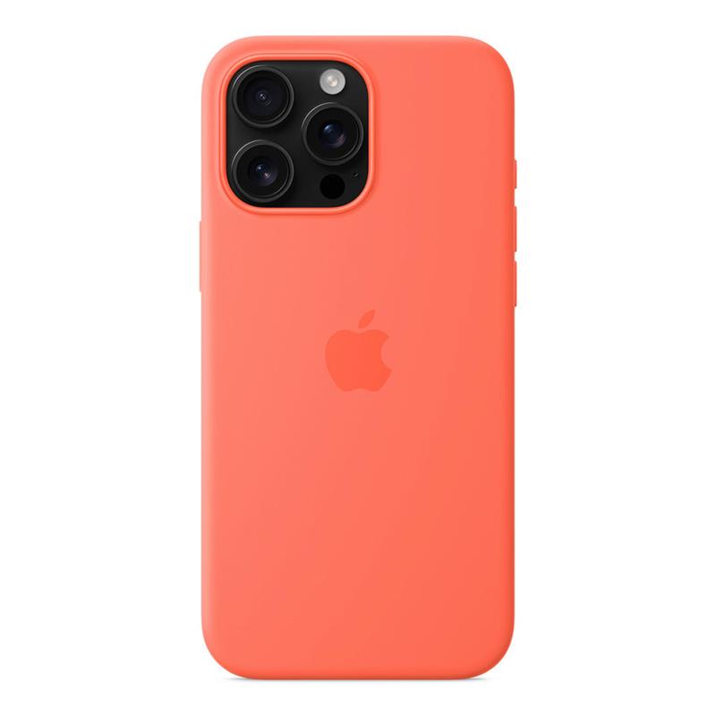 iPhone 16 Pro Max Silicone Case with MagSafe - Tangerine 