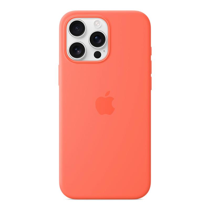 iPhone 16 Pro Max Silicone Case with MagSafe - Tangerine 