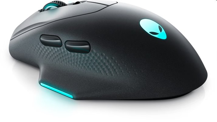 Dell Alienware 620M Herná Optická Pre pravákov 26 000 DPI Drôtová+bezdrôtová Čierna 