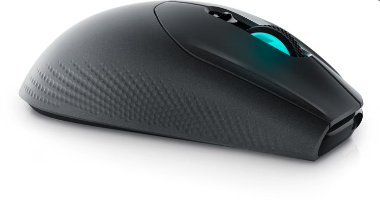 Dell Alienware 620M Herná Optická Pre pravákov 26 000 DPI Drôtová+bezdrôtová Čierna 