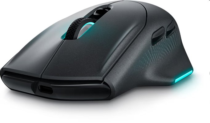 Dell Alienware 620M Herná Optická Pre pravákov 26 000 DPI Drôtová+bezdrôtová Čierna 