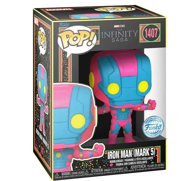 POP! Marvel: Iron Man MkV Blacklight (Special Edition) 