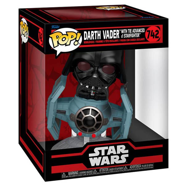 POP! Rides Deluxe: Darth Vader with Tie Advanced Starfighter (Star Wars) 