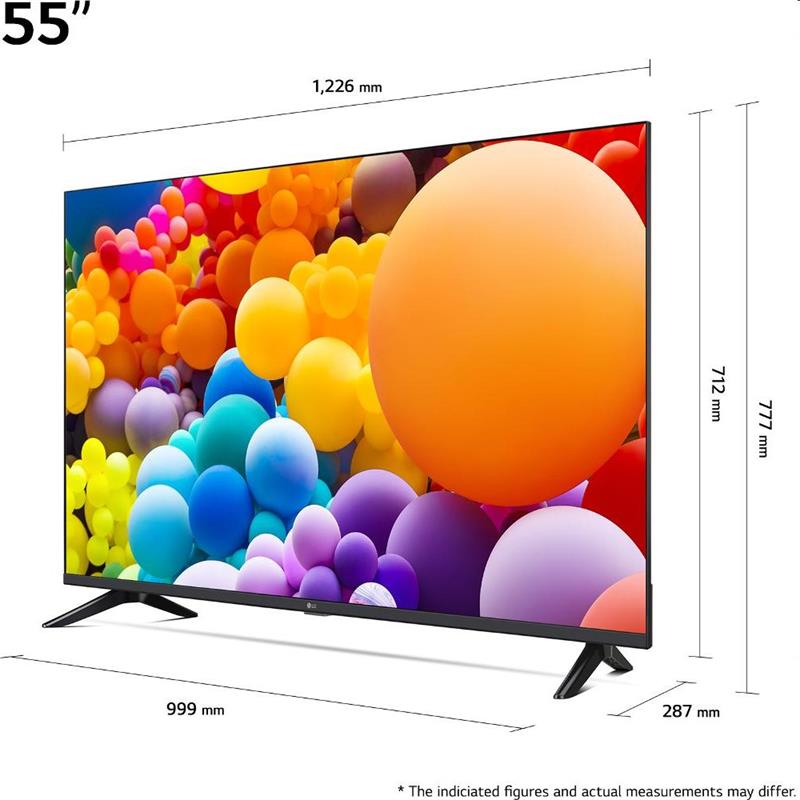 LG 55UT73006 - UHD AI Smart LED TV, 55' (139cm), HDR10 Pro 