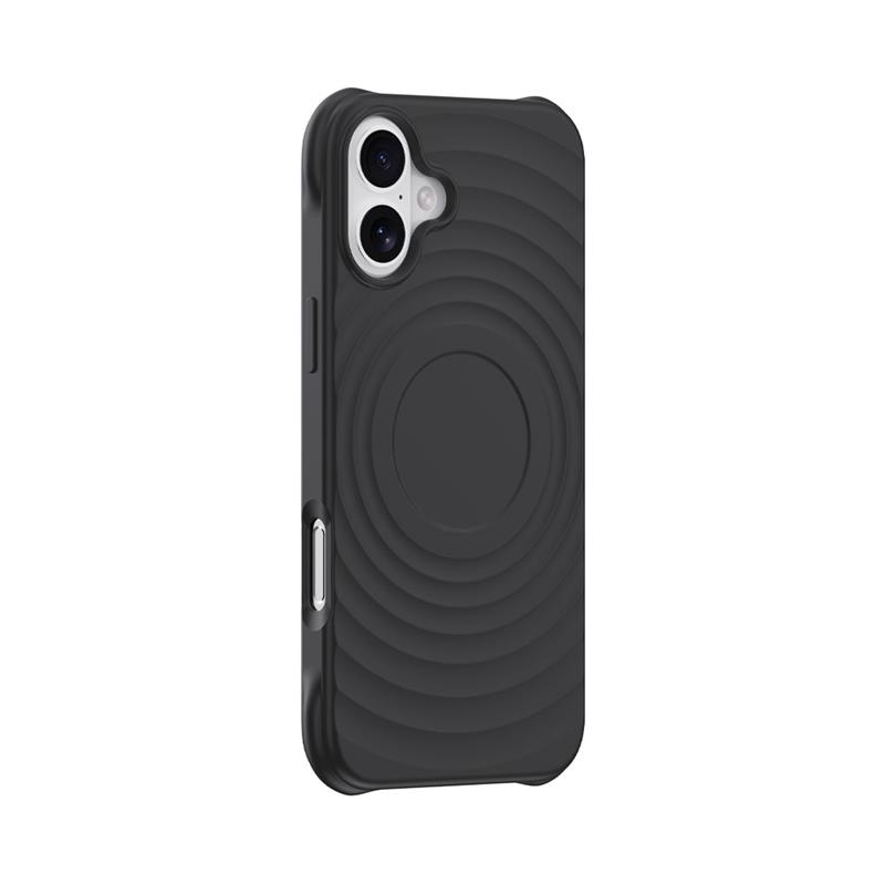 Devia kryt Ripple Magnetic Shockproof TPU Case pre iPhone 16 - Black 