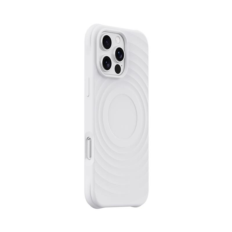 Devia kryt Ripple Magnetic Shockproof TPU Case pre iPhone 16 Pro - White 