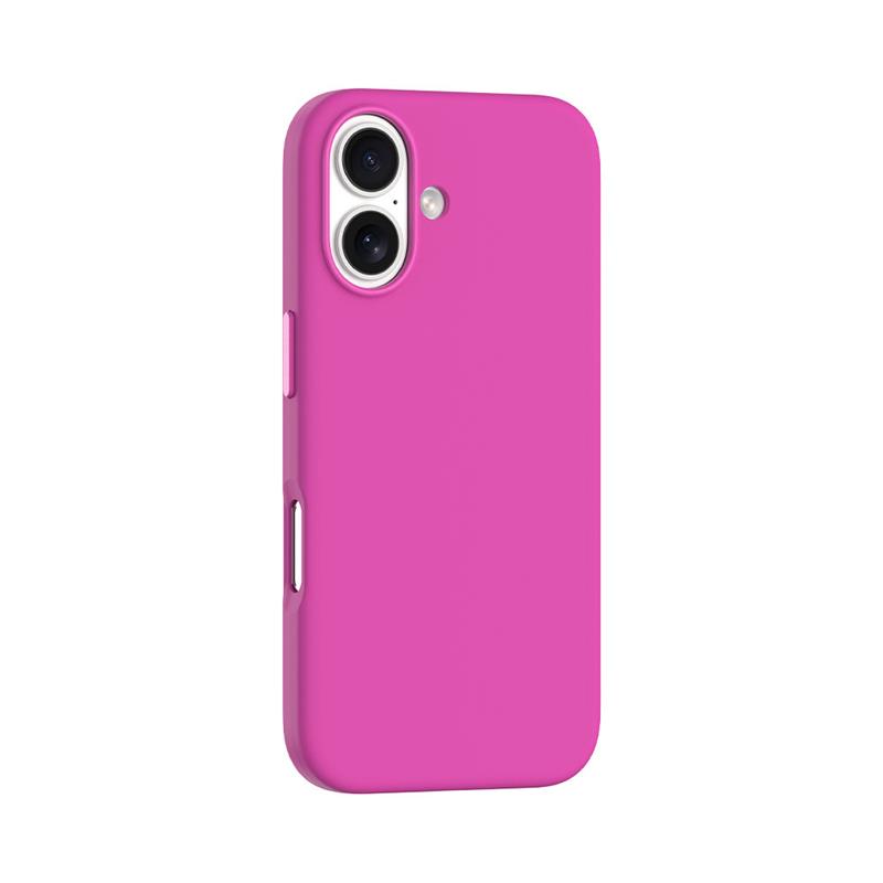 Devia kryt Nature Series Silicone Magnetic Case pre iPhone 16 - Rose Red 