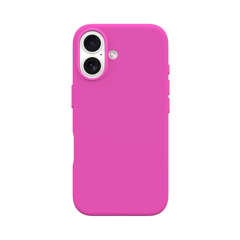 Devia kryt Nature Series Silicone Magnetic Case pre iPhone 16 - Rose Red 