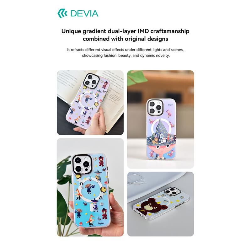 Devia kryt Canvas Series Magnetic Case pre iPhone 16 - Magic Academy 