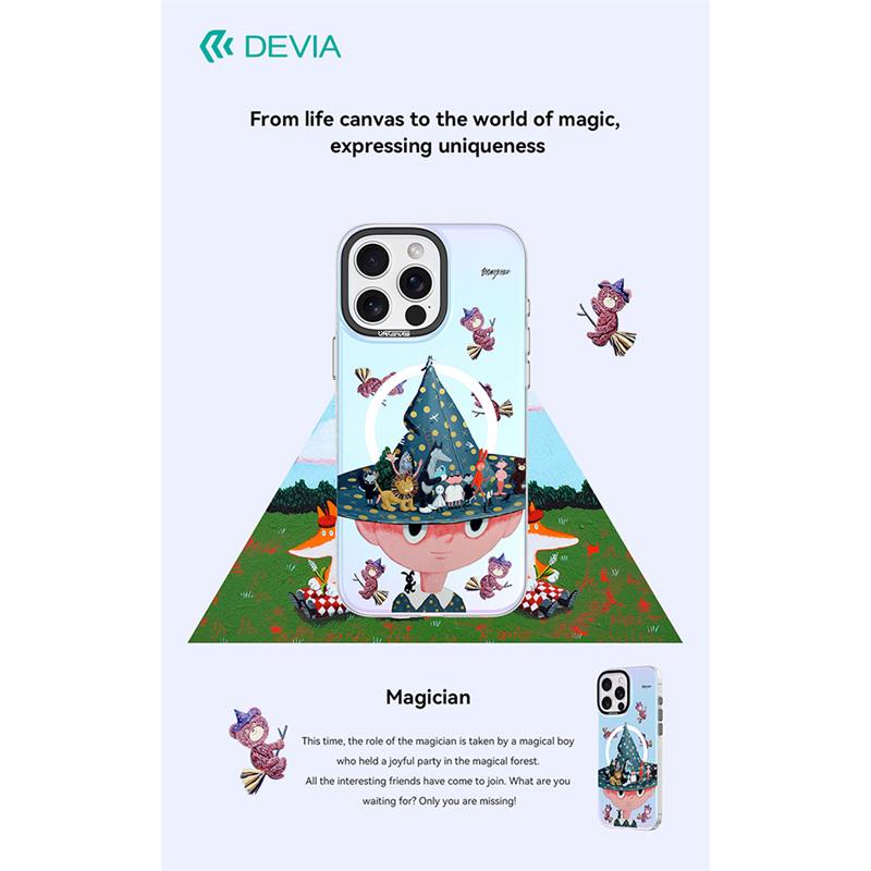 Devia kryt Canvas Series Magnetic Case pre iPhone 16 Pro Max - Magician 
