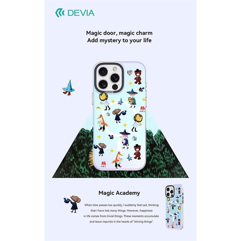 Devia kryt Canvas Series Magnetic Case pre iPhone 16 Pro Max - Magic Academy 