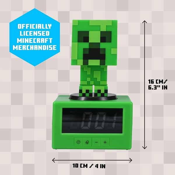 Creeper Icon Alarm Clock (Minecraft) 
