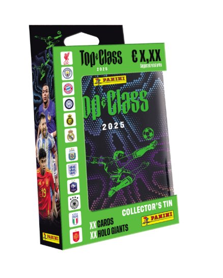 Panini Top Class 2025 plechová krabička (pocket) 