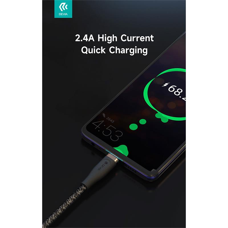 Devia kábel USB-A to USB-C Star Series Cable 1.2m - White 