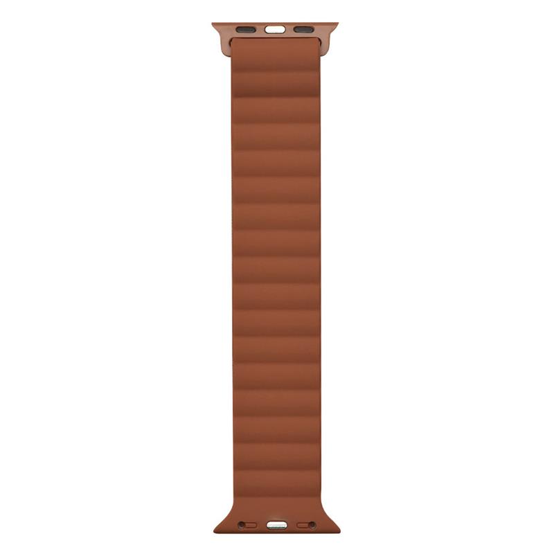 Devia remienok Deluxe Series Sport3 Silicone Magnet Band 40/41/42mm - Saddle Brown 