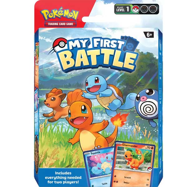 PKM My First Battle Charmander vs Squirtle (Pokémon) 