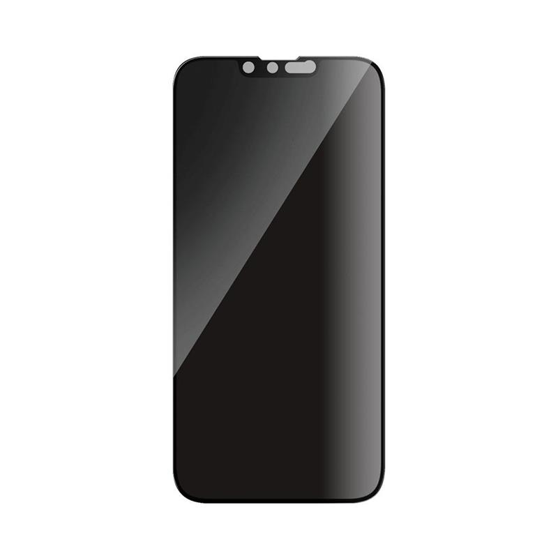 PanzerGlass ochranné sklo UWF Privacy pre iPhone 16e/14/13/13 Pro - Black Frame 