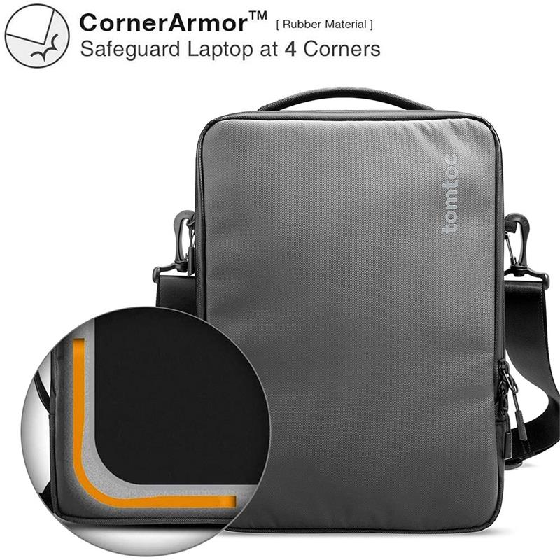 Tomtoc taška DefenderACE A04 pre Macbook Pro 14" M1/M2/M3/M4 - Black 