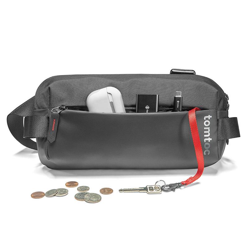 TomToc taška Explorer T21 Sling Bag S - Black 