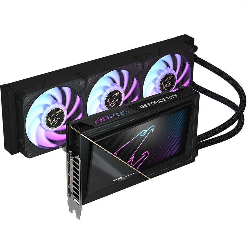 GIGABYTE VGA NVIDIA GeForce RTX 5090 XTREME WATERFORCE 32G,  32G GDDR7,  3xDP,  1xHDMI 
