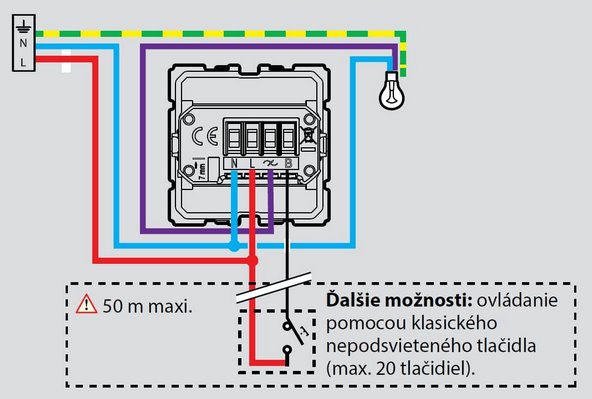 Legrand VALENA LIFE S NETATMO SMART SPÍNAČ S MOŽNOSŤOU STMIEVANIA S N VODIČOM Hliník 