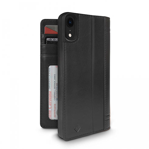 TwelveSouth púzdro Journal pre iPhone XR - Black 