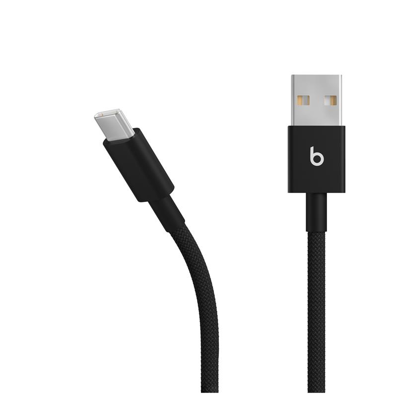 Apple Beats USB-A to USB-C Woven Cables (1.5 m) - Bolt Black (2-Pack) 