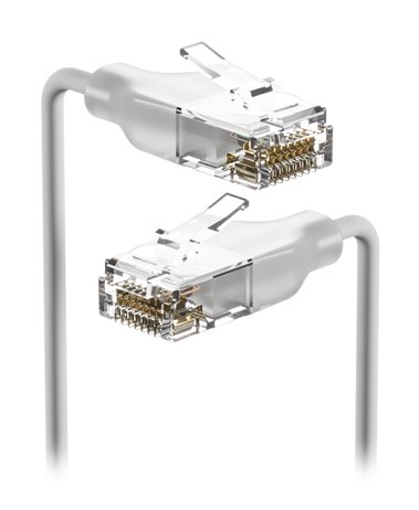 Ubiquiti UniFi Etherlighting Patch Cable 10Gbps  0.15m biela  (24-pack) 