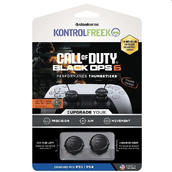 Kontrolfreek Call of Duty: Black Ops 6 Performance Thumbsticks made for PS4, PS5, black 