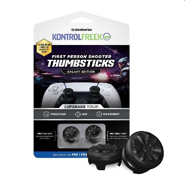 Kontrolfreek Black Galaxy Performance Thumbsticks made for PS4, PS5 