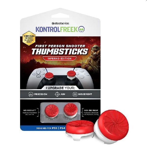 Kontrolfreek Inferno Performance Thumbsticks made for PS4, PS5 