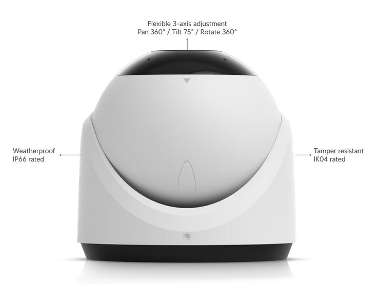 Ubiquiti UniFi Video Camera G6  Turret (8MP, 3864*2160/30sn) 