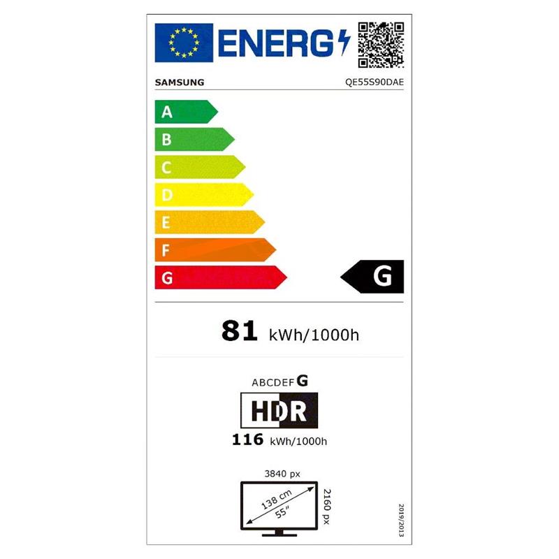 Samsung QE55S90D - OLED SMART 4K TV, 55" (140 cm) 