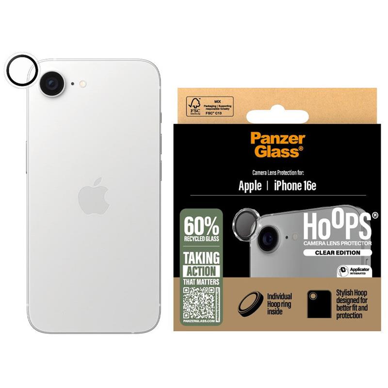 PanzerGlass ochranné sklo Hoops pre iPhone 16e - Clear 