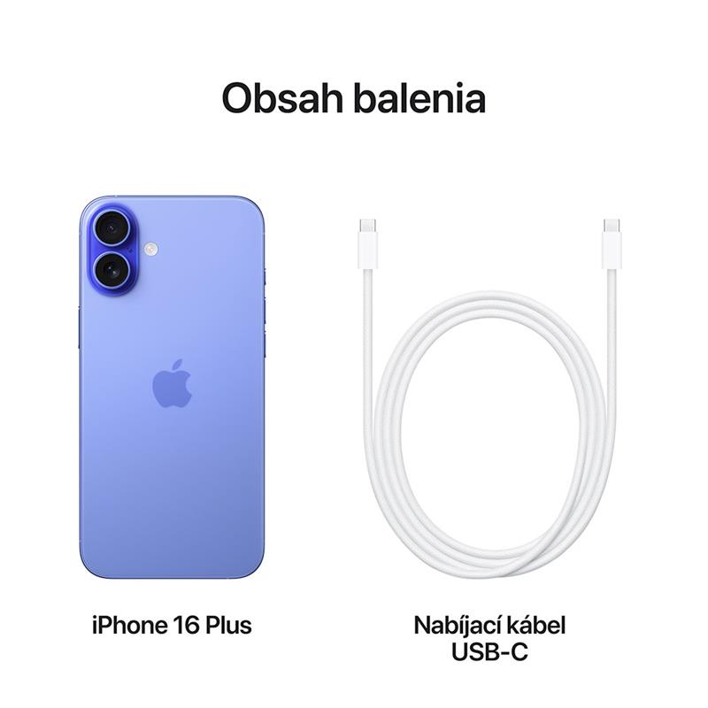 iPhone 16 Plus 128 GB ultramarínová *Rozbalený* 