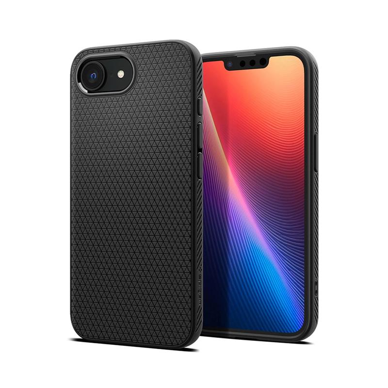 Spigen kryt Liquid Air pre iPhone 16e - Matte Black 