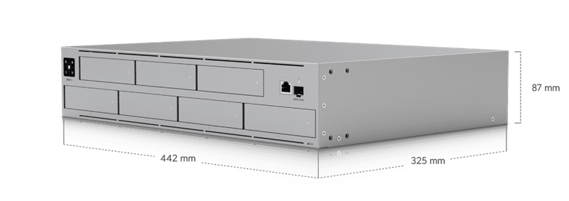 Ubiquiti UniFi UNAS-PRO   NAS server, 7x 3,5/2,5" disk HDD/SSD, RAID, 1GbE, 1x SFP+ 