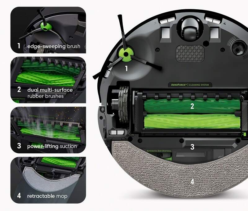 iRobot Roomba Combo j7 (Čierna) *Používaný* 
