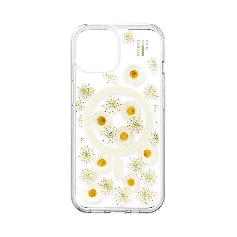 iDeal Fashion Clear Case MagSafe iPhone 13/14/15 Daisy Bloom 